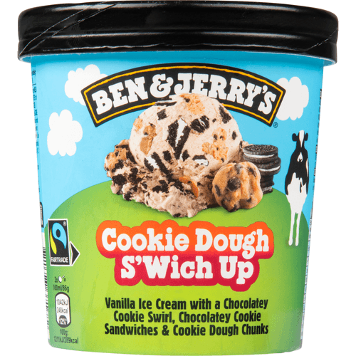 Foto van Ben & Jerry's Wich up op witte achtergrond