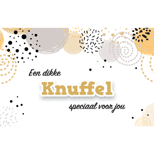 Foto van Wenskaart Diverse soorten op witte achtergrond