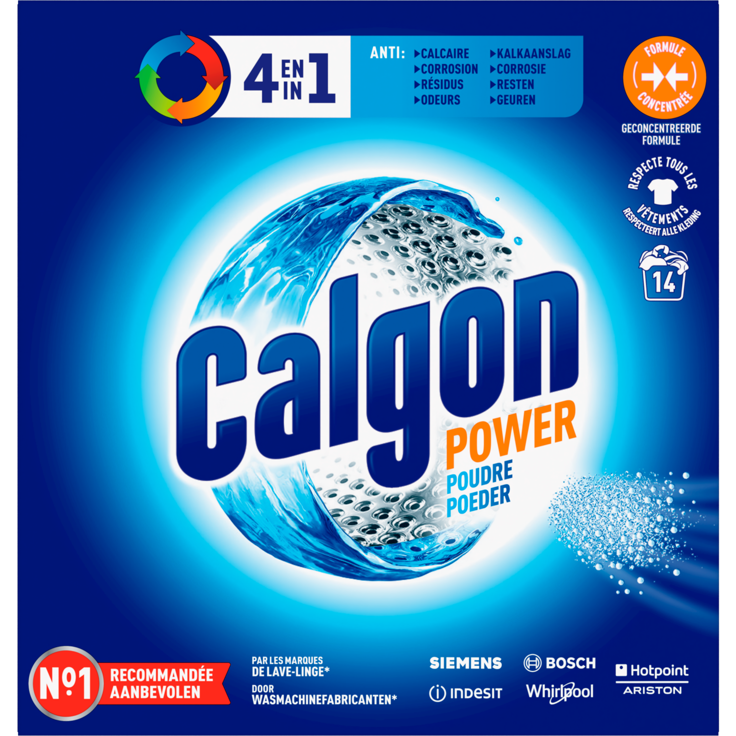 Calgon Poeder 4in1 14 wasbeurten