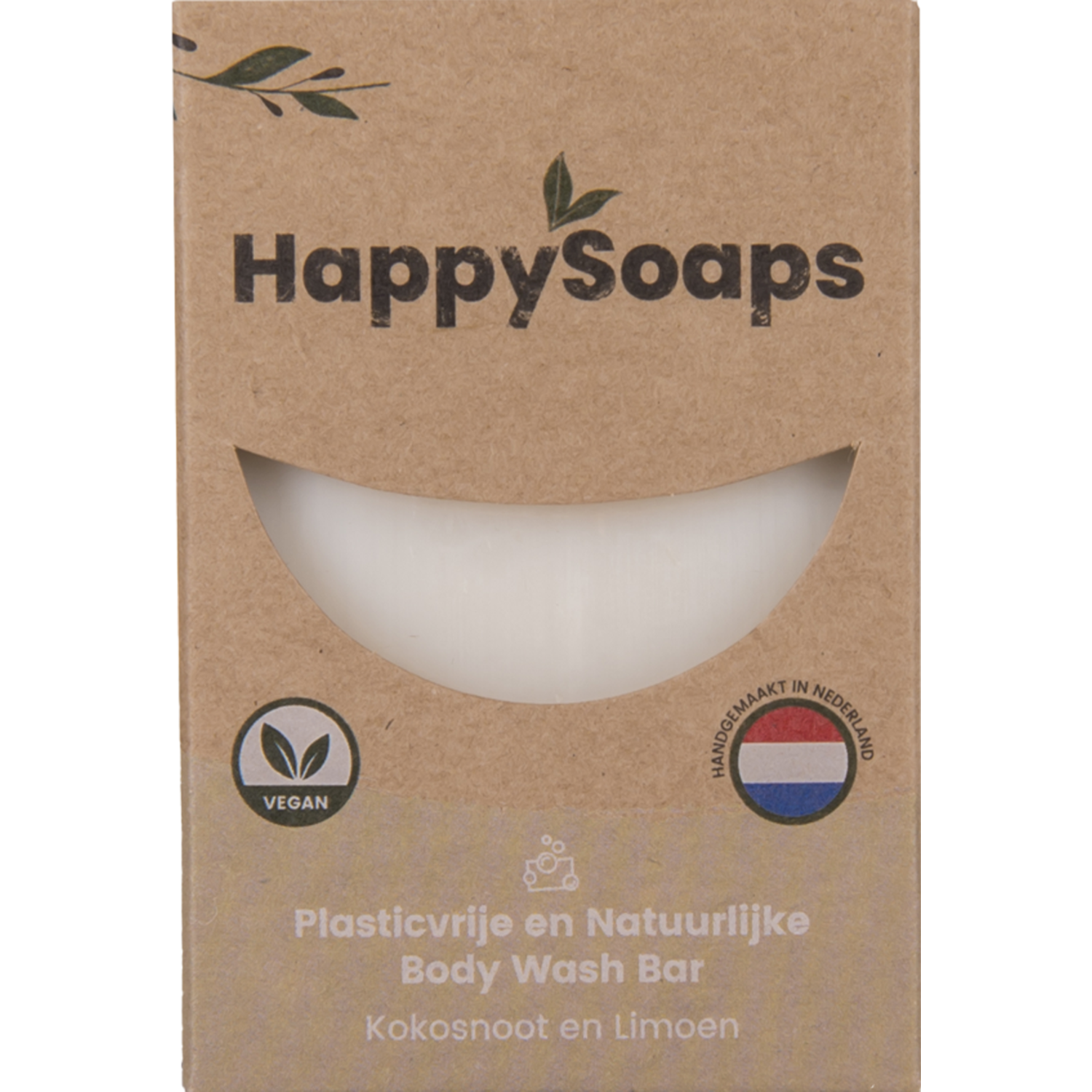 Happysoaps Body bar kokos limoen