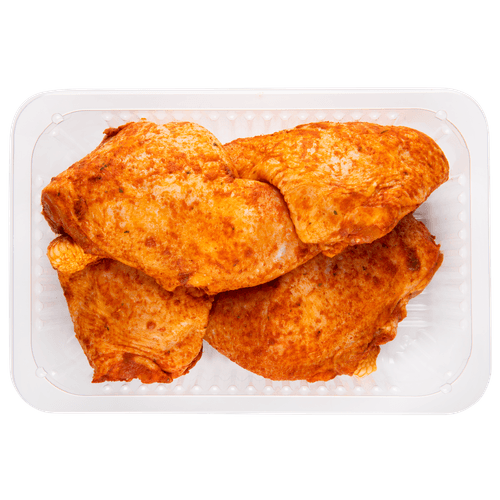 Foto van DekaVers Scharrel kippenbouten gekruid 4 stuks op witte achtergrond