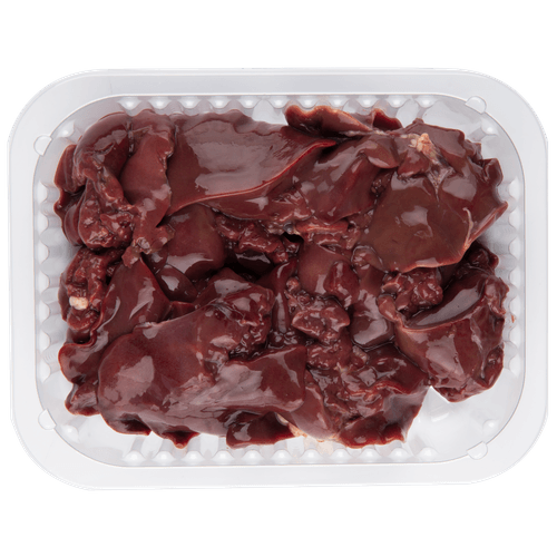 Foto van DekaVers Scharrel kippenlever op witte achtergrond