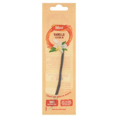 Foto van Silvo Vanille stokje op witte achtergrond