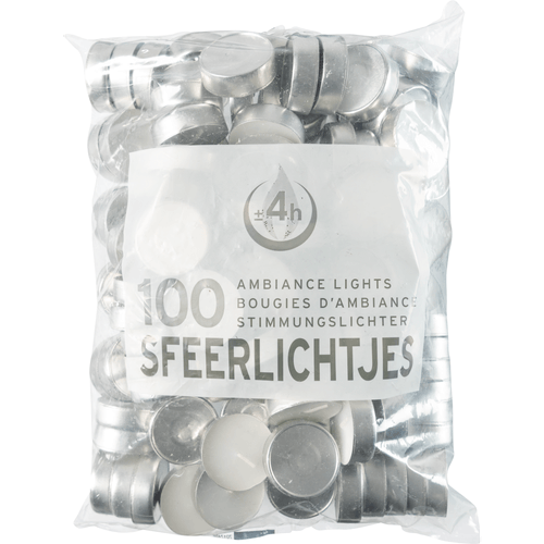 Foto van Max Candles Theelichten 4 uur op witte achtergrond