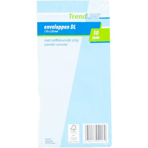 Foto van Sorbo Enveloppen 50/1 110x220mm op witte achtergrond