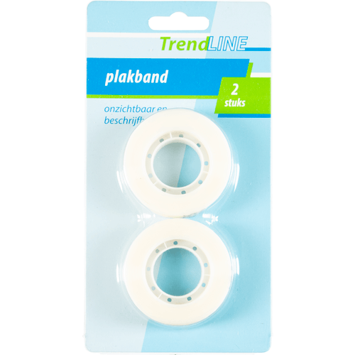 Foto van Sorbo Plakband invisible 33mtrx18mm op witte achtergrond