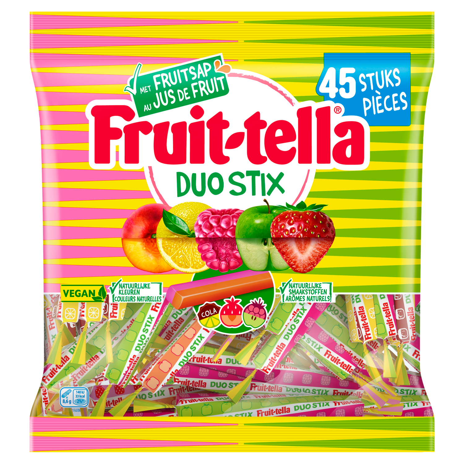 Fruittella Duo stix