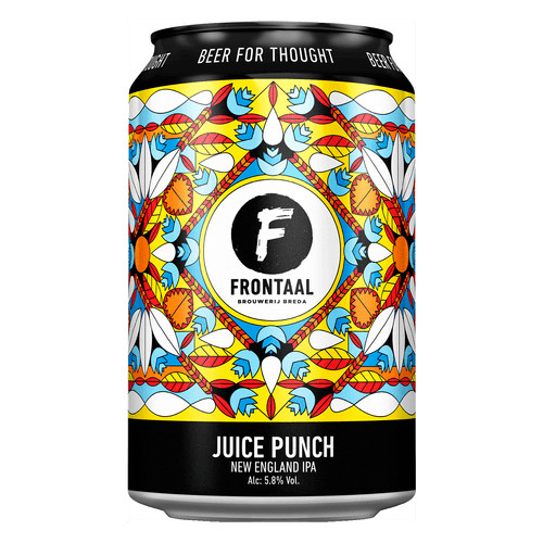 Foto van Frontaal Juice punch new england ipa op witte achtergrond