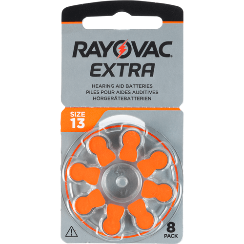 Foto van Rayovac Gehoorbatterijen 13 op witte achtergrond
