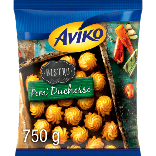 Foto van Aviko Aardappeltoefjes Pom Duchesse op witte achtergrond