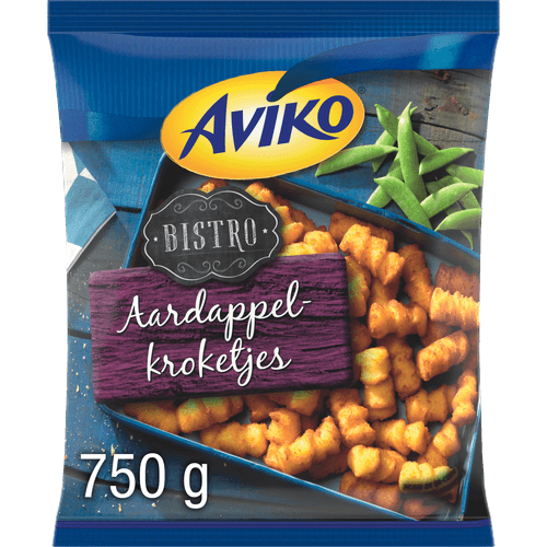Foto van Aviko Aardappelkroketjes op witte achtergrond