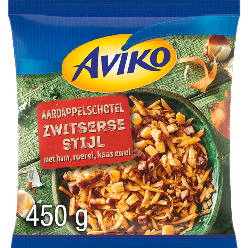 Foto van Aviko Aardappelschotel Zwitserse Stijl op witte achtergrond