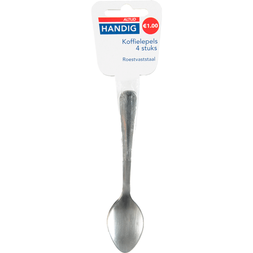 Foto van Altijd handig Koffielepels op witte achtergrond