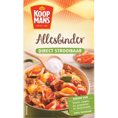 Foto van Koopmans Allesbinder op witte achtergrond