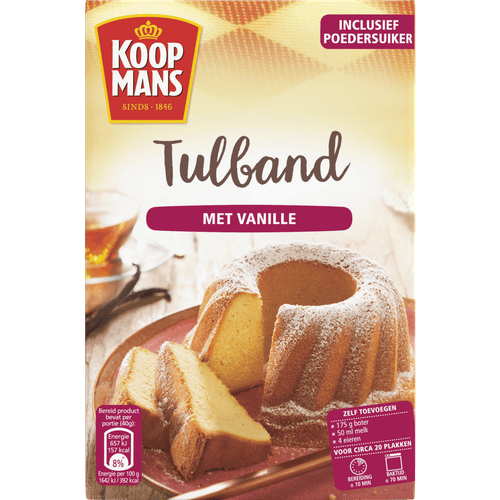Foto van Koopmans Mix voor Hollandse tulband op witte achtergrond