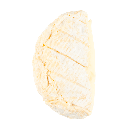 Foto van DekaVers Camembert op witte achtergrond