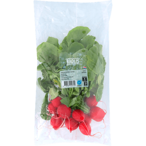 Foto van Radijs op witte achtergrond