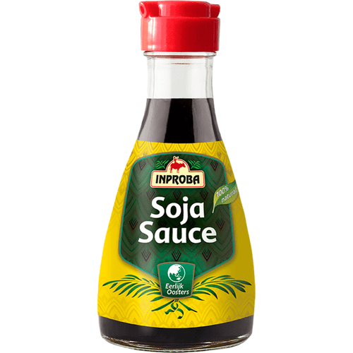 Foto van Inproba Sojasaus op witte achtergrond