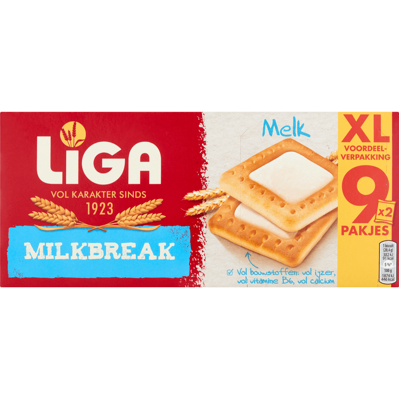 Liga Milkbreak koekjes melk XL