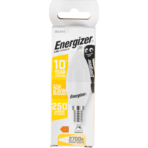 Foto van Smd led kaars e14 2.9 lumen 2700 op witte achtergrond