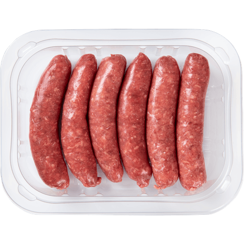 Foto van DekaMarkt Mini runderchipolata 6 stuks op witte achtergrond