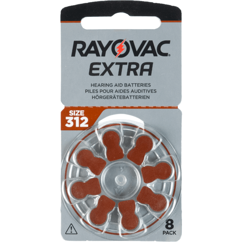Foto van Rayovac Gehoorbatterijen 312 op witte achtergrond