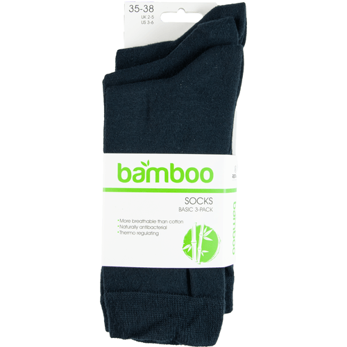 Foto van Non food Bamboe damessokken navy op witte achtergrond