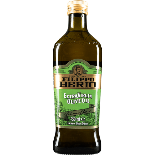 Foto van Filippo Berio Olijfolie extra virgin op witte achtergrond