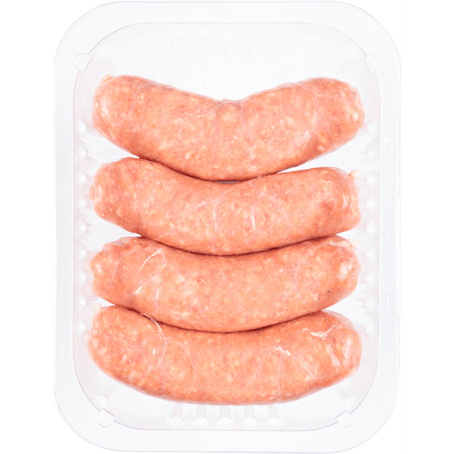 Foto van DekaVers Varkensbraadworst 4 stuks op witte achtergrond