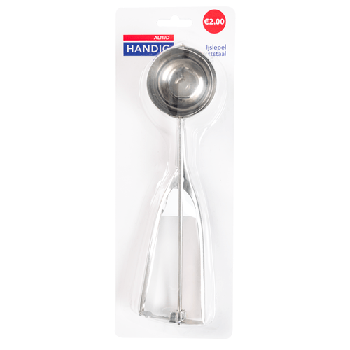 Foto van Altijd handig Ijslepel 55 mm op witte achtergrond