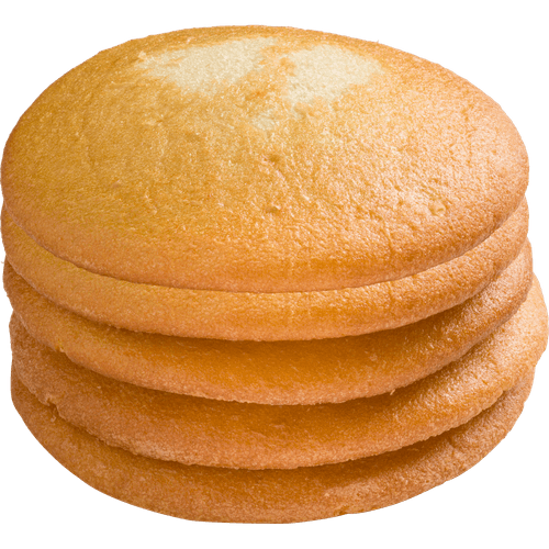 Foto van DekaVers Reuze eierkoeken 4 stuks op witte achtergrond