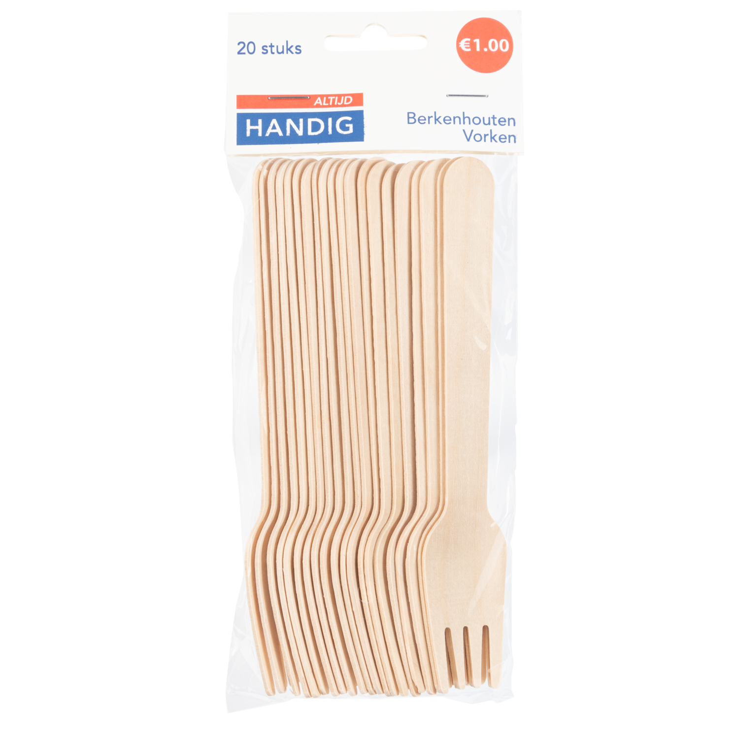 Altijd handig Vorkenset hout