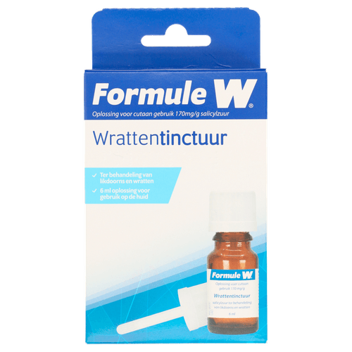 Foto van Formule W Wrattentinctuur op witte achtergrond