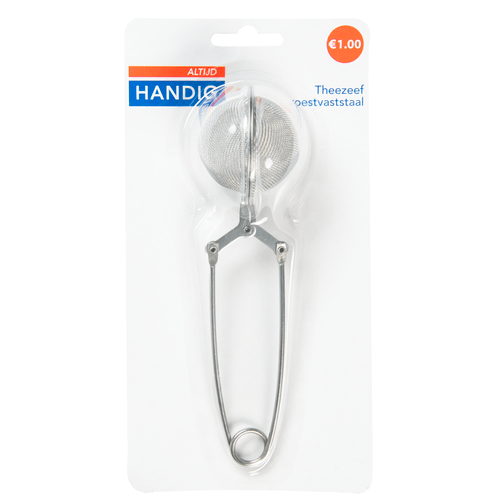 Foto van Altijd handig Theezeef ei 16cm op witte achtergrond
