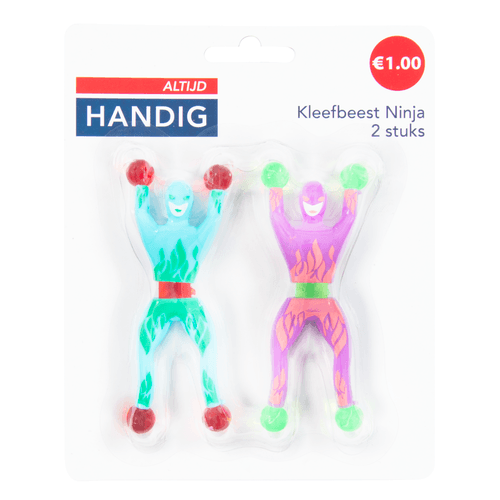 Foto van Altijd handig Kleefbeest ninja set op witte achtergrond