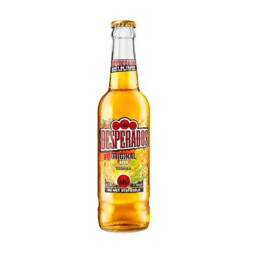 Foto van Desperados Original op witte achtergrond