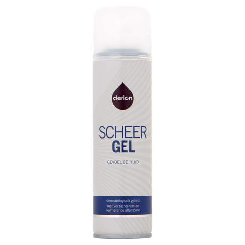 Foto van Derlon Scheergel gevoelige huid - men op witte achtergrond