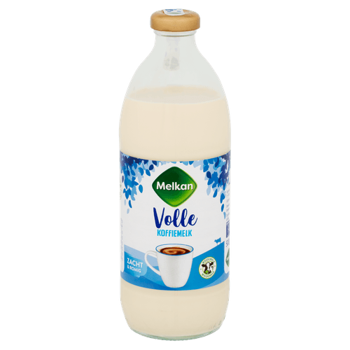 Foto van Melkan Koffiemelk vol op witte achtergrond