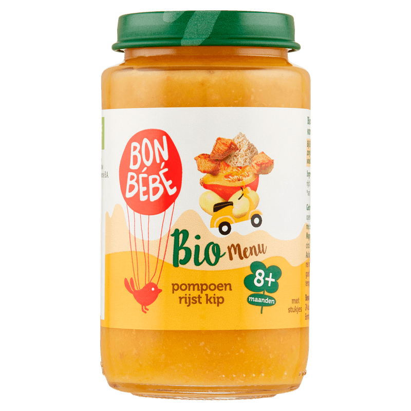 Bonbébé Biomenu m0817 pompoen rijst kip 8+ maanden