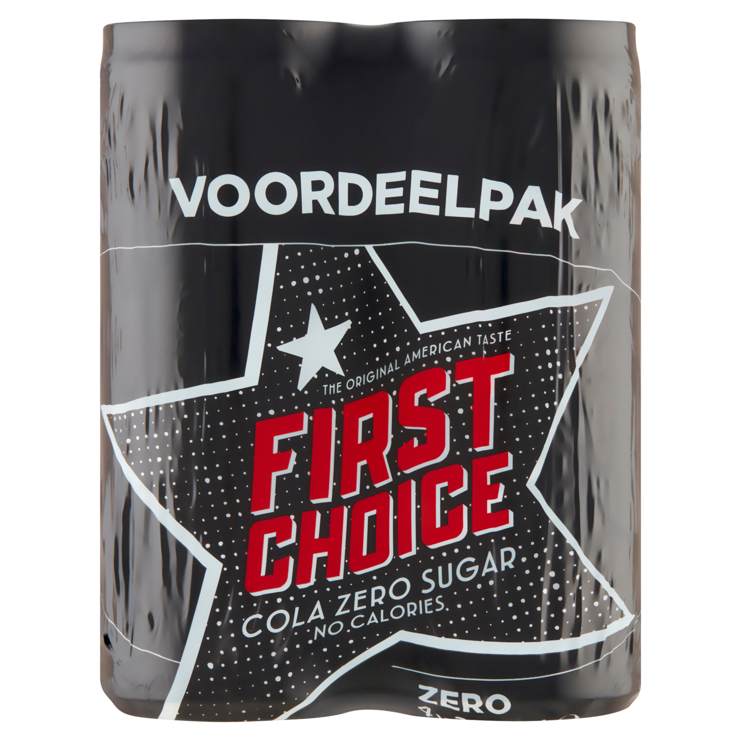 First Choice Cola Cola zero sugar 4x25 cl