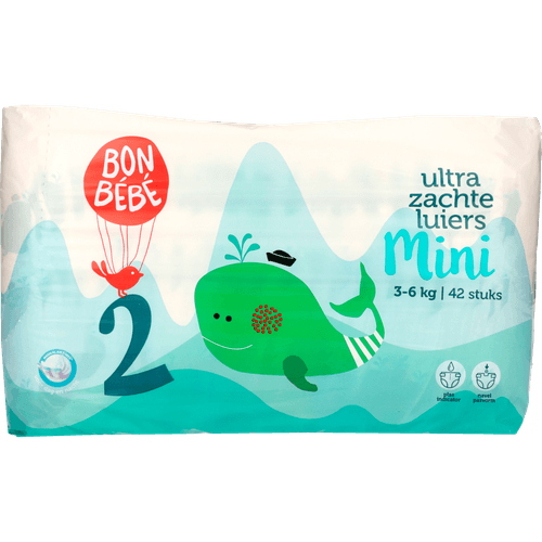 Foto van Bonbébé Luiers mini op witte achtergrond