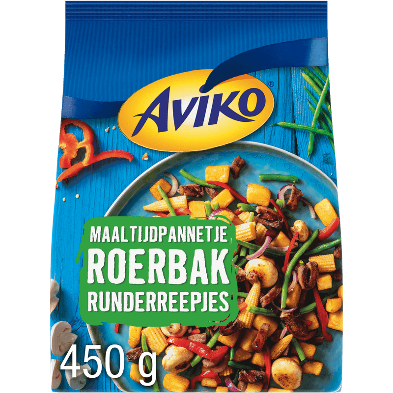 Aviko Maaltijdpannetje Roerbak Runderreepjes 450 g