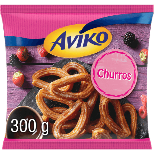 Foto van Aviko Churros op witte achtergrond