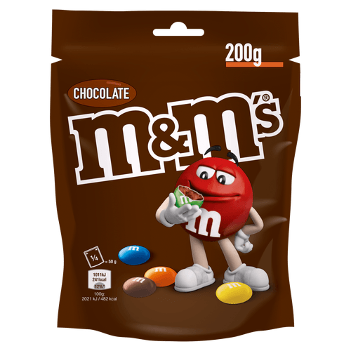 Foto van M&M's Choco op witte achtergrond