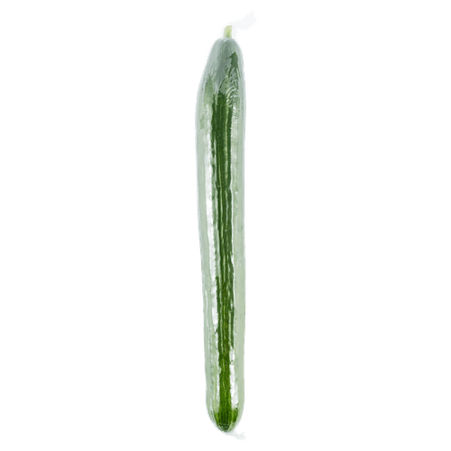 Foto van Komkommer op witte achtergrond