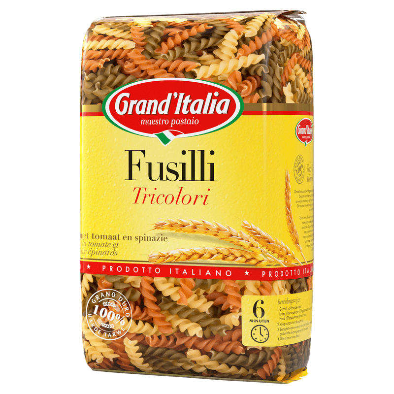 Grand'Italia Pasta Fusilli Tricolore