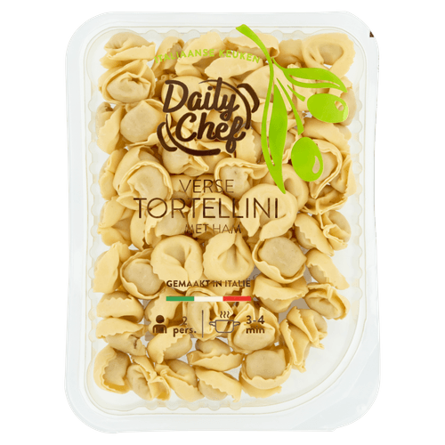 Foto van Daily Chef Tortelini ham op witte achtergrond