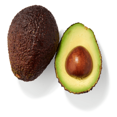 Foto van Eat Me Avocado ready to eat op witte achtergrond
