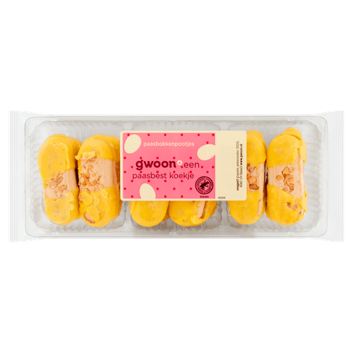 Foto van G'woon Paasbokkenpootjes op witte achtergrond