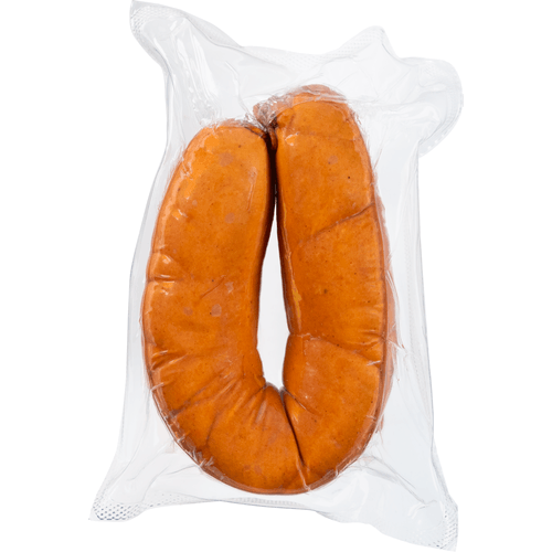 Foto van DekaVers Bio rookworst fijn op witte achtergrond